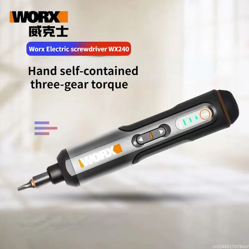 

New Youpin Worx 4V Mini Electrical Screwdriver Set WX240 Cordless Electric Screwdriver USB Rechargeable Handle with 26 Bit Drill
