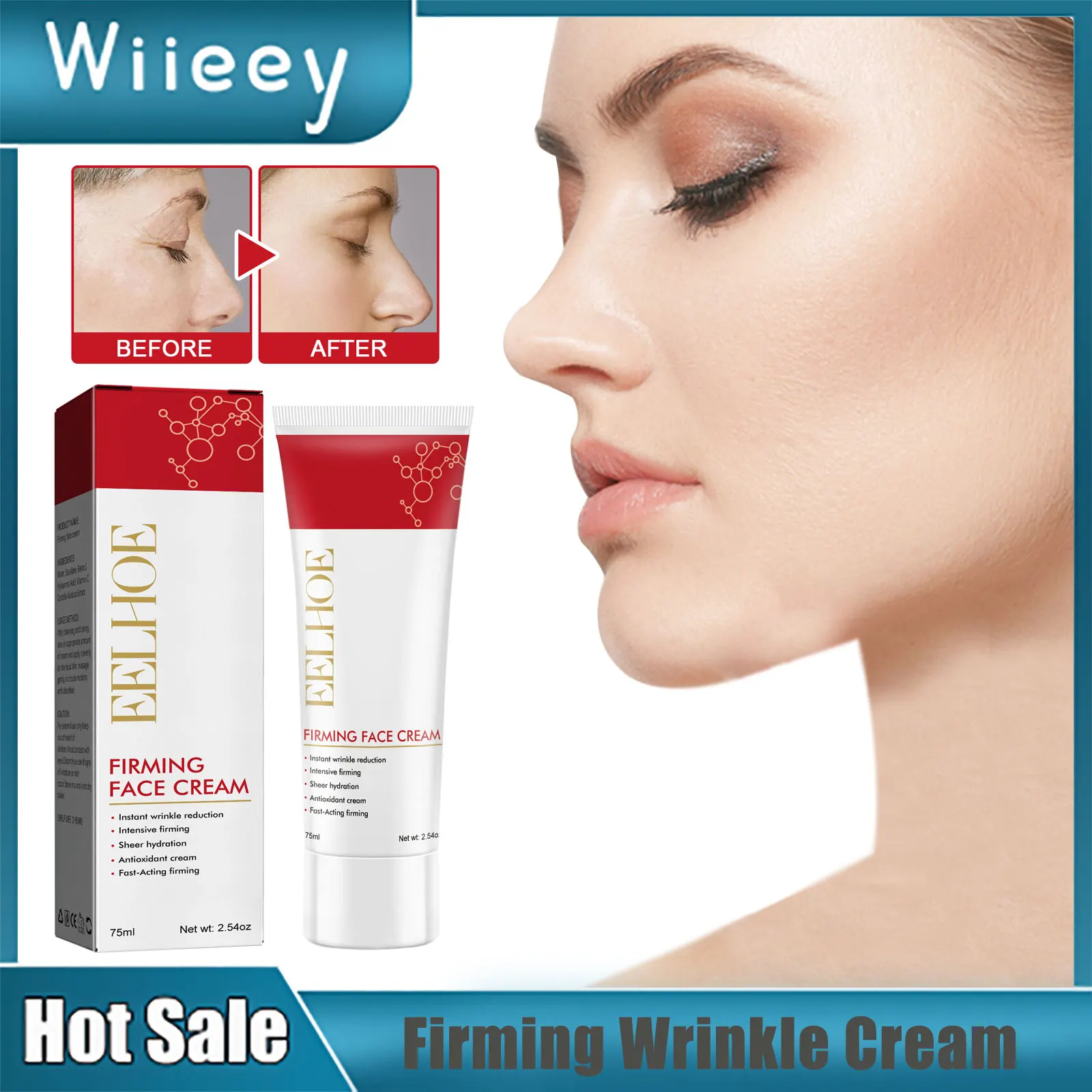 

Wrinkle Removal Cream Fade Fine Lines Lifting Firming Whitening Melanin Brighten Skin Improve Dullness Dryness Anti-Aging Cream