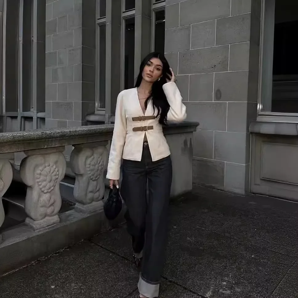 2024 весенний новый стиль винтажная свободная посадка повседневная женская куртка