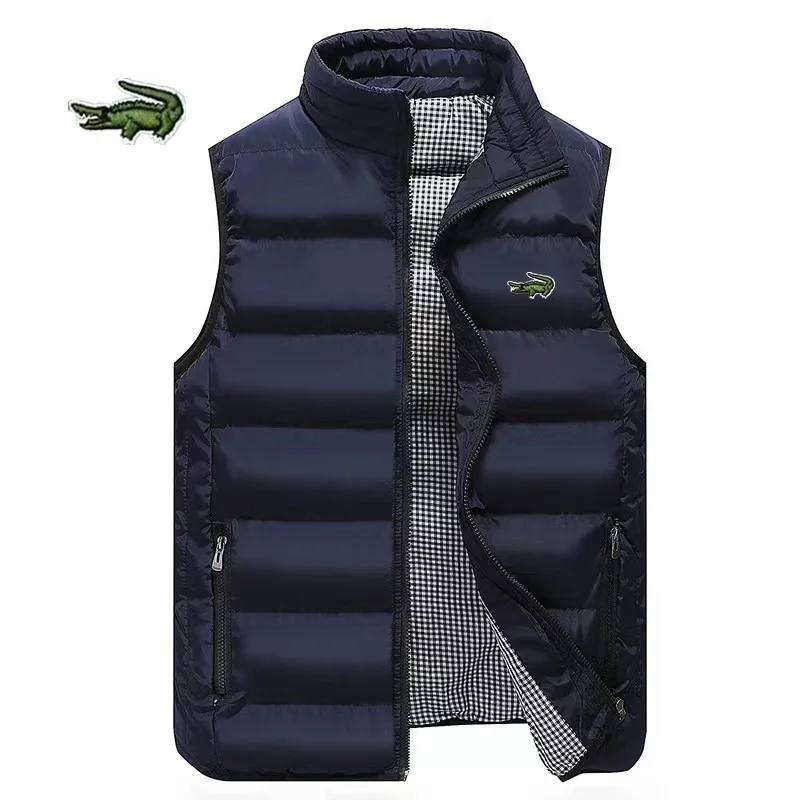 

CARTELO Warmth Windproof Vest Jacket Fashion Embroidered Men's and Women's Autumn and Winter Trend Thickened Cotton Insulation