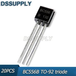 20PCS/LOT BC556B TO-92 BC556 Triode Transistor In Stock