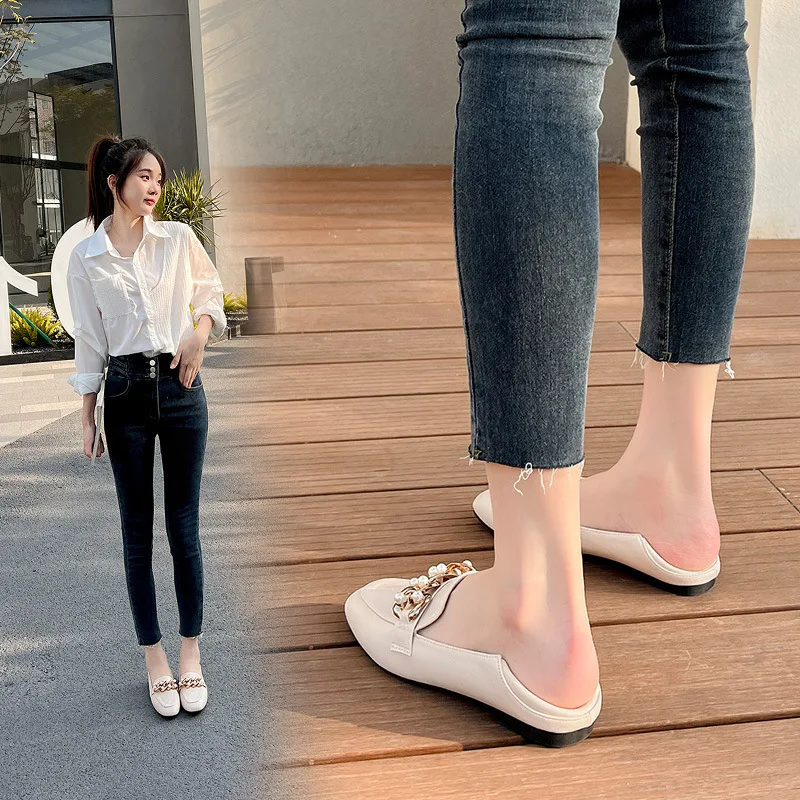 Luxury Women's Loafers British Style Retro Slip on Flats Shoes for Women Stylish Comfortable Office Shoes