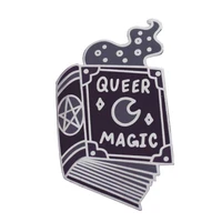 c2600 magic book brooch for clothes badges with anime enamel pin accessories for jewelry backpack badge brooches lapel pins