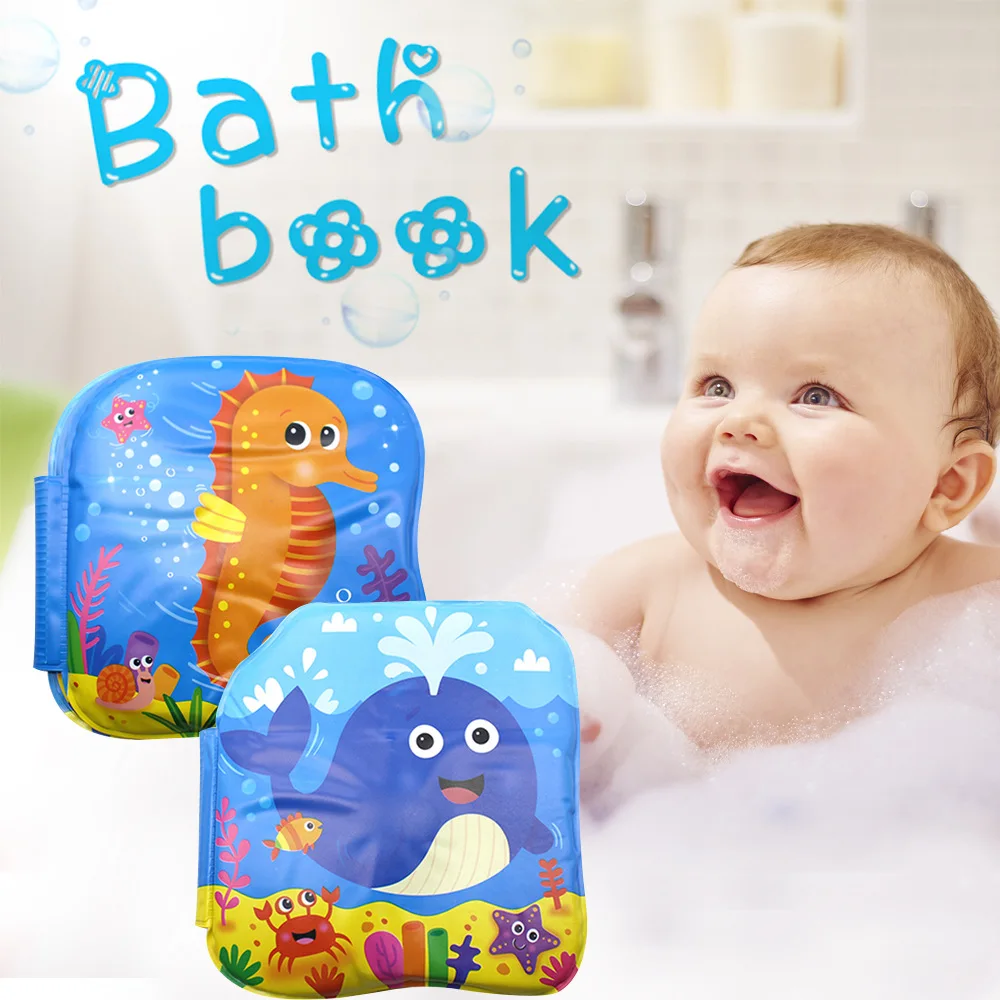 

PVC xi zao shu si bu lan Early Enlightenment Calm Books Baby Cartoon Toys Enlightenment Stereo Cloth Book B99