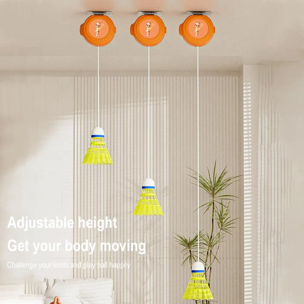 Регулируемый учебный Волан для бадминтона M9V0 портативный робот тренировок