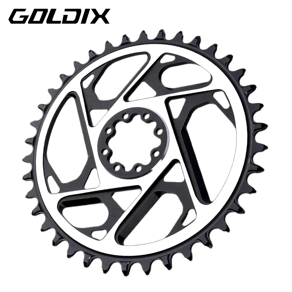 Велосипедная Звездочка GOLDIX С 8 Болтами Смещенная 3 Мм 7075 Алюминиевая Полыми