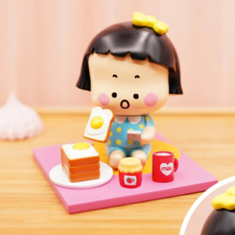 

Случайная коробка для слепых игрушек, мобильная девушка, Mim, летняя аниме-фигурка, кукла сюрприз, милая мультяшная декорация, кавайная модел...