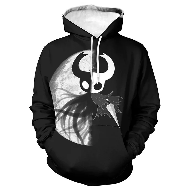 

3d Print Hollow Knight Anime Hoodies For Men Casual Pullover Sweatshirts Loose Oversized Mens Designer Hoodies Ropa Hombre