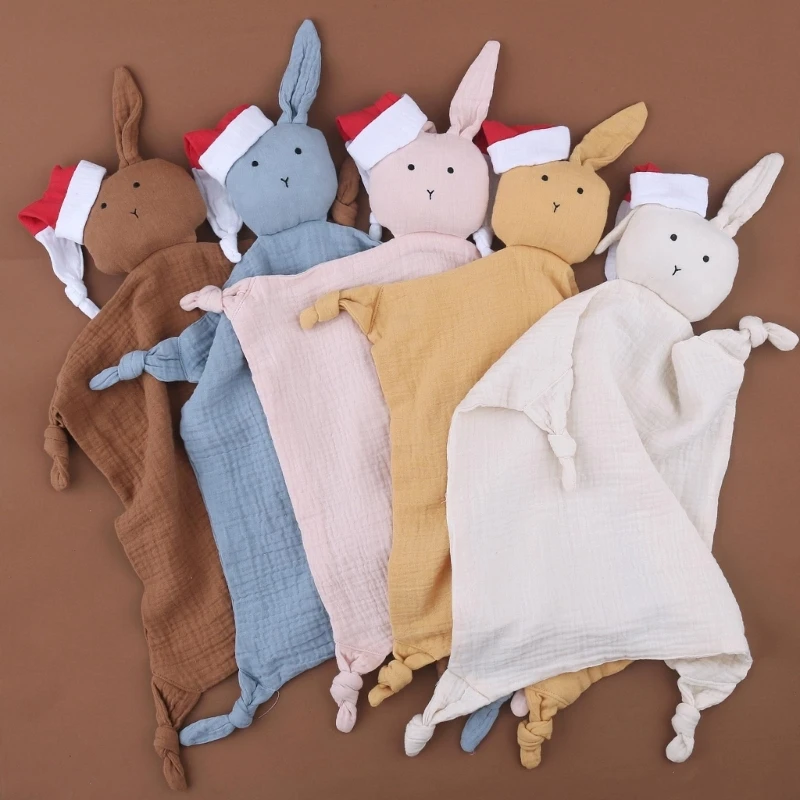 

Baby Saliva Towel Newborn Soothe Appease Towel Infant Cute Bunny Sleeping Dolls Toy Comforting Toy Baby Christmas Gift