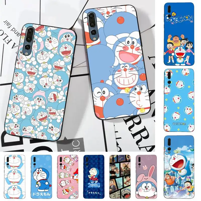 

Cartoon D-Doraemon Phone Case For Huawei P 8 9 10 20 30 40 50 Pro Lite Psmart Honor 10 lite 70 Mate 20lite