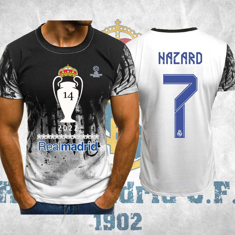 

T-shirt à manches courtes de l'équipe de Football pour hommes, avec numéro de joueur, New Europe, New, 2022