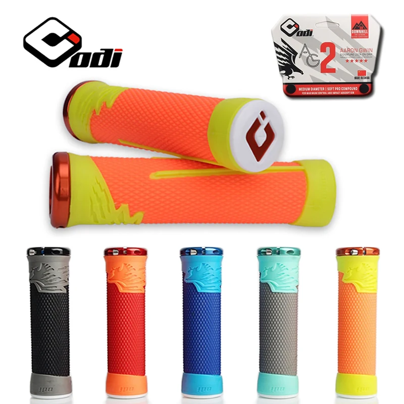 

ODI Elite Pro V2.1 Lock on Grips for MTB Mountain Bike Grips Handlebar Mountain Bike Grips Alluminium Alloy+Silica Gel ODI Grips