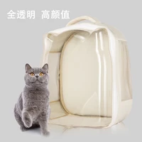 portable pet travel carrier ventilate transparent space capsule backpack comfort with padded strap knapsack for cat small dog