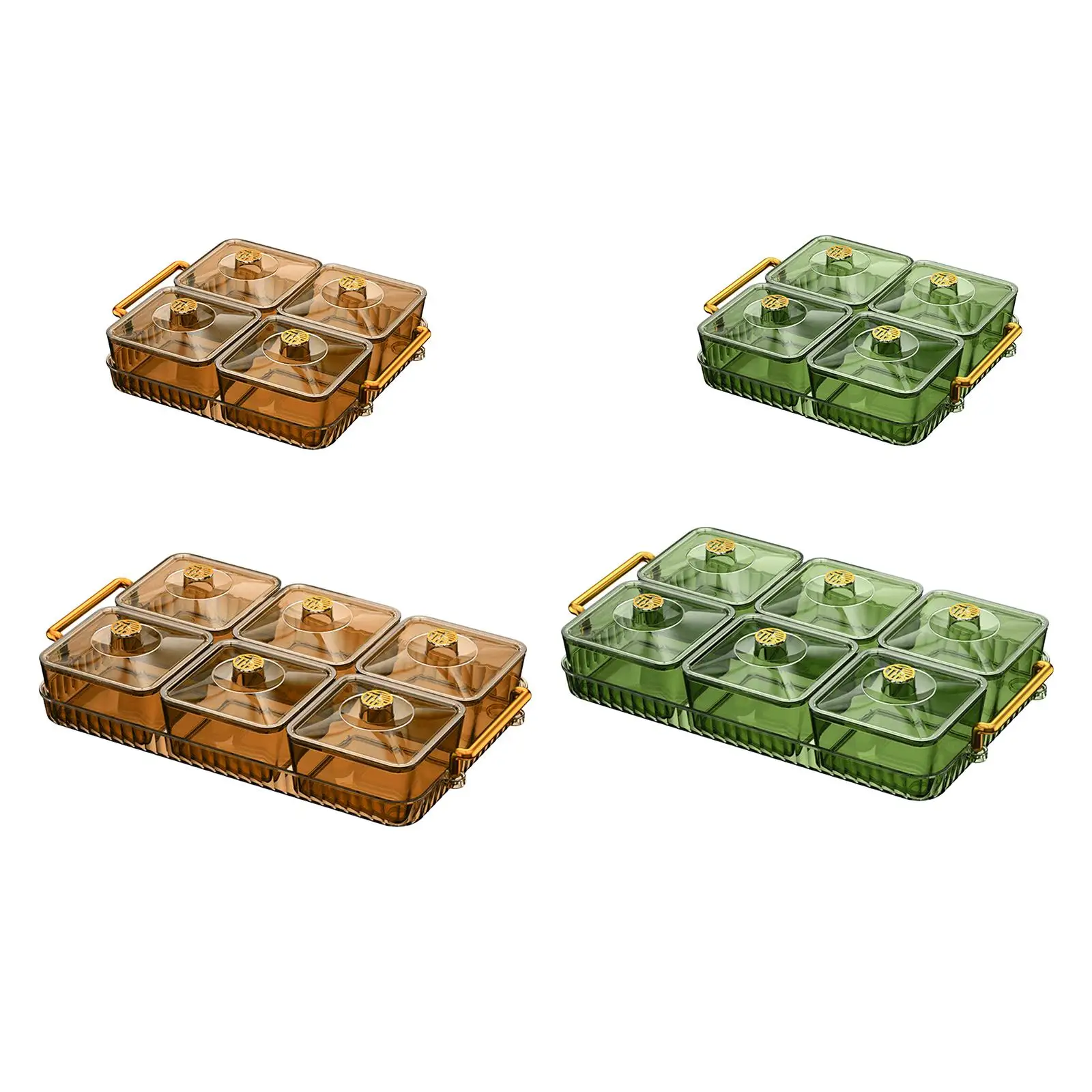 Портативный контейнер для закусок Tarleka Многофункциональная тарелка хранения