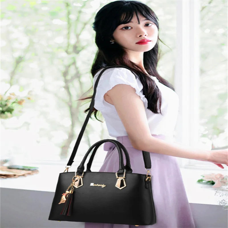 Fashion Luggage &Bags Women's Handbags Crossbody NEW Simple Shoulder Bag Large Capacity PU Casual 2 PiecesLadies Bolsos