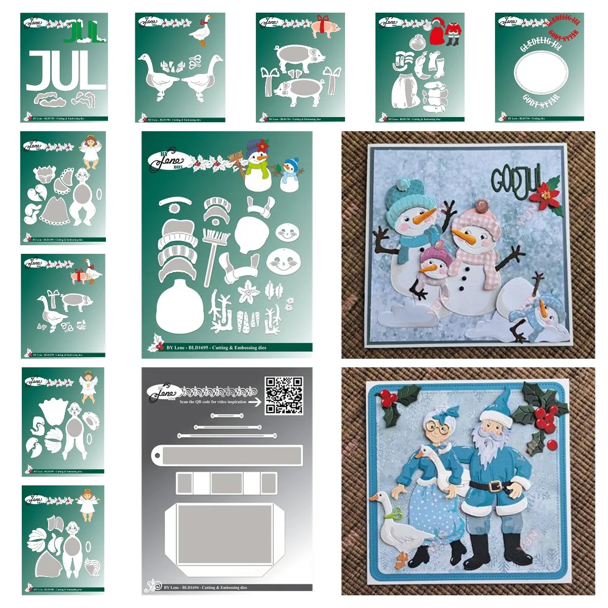 Новинка 2024 Рождественская счастливая фотография ангел снеговик металлические