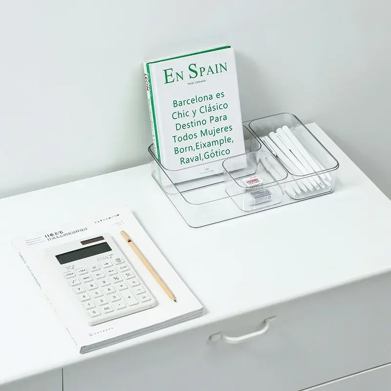 Прозрачный пластиковый ящик для хранения прозрачный ящик-органайзер коробки