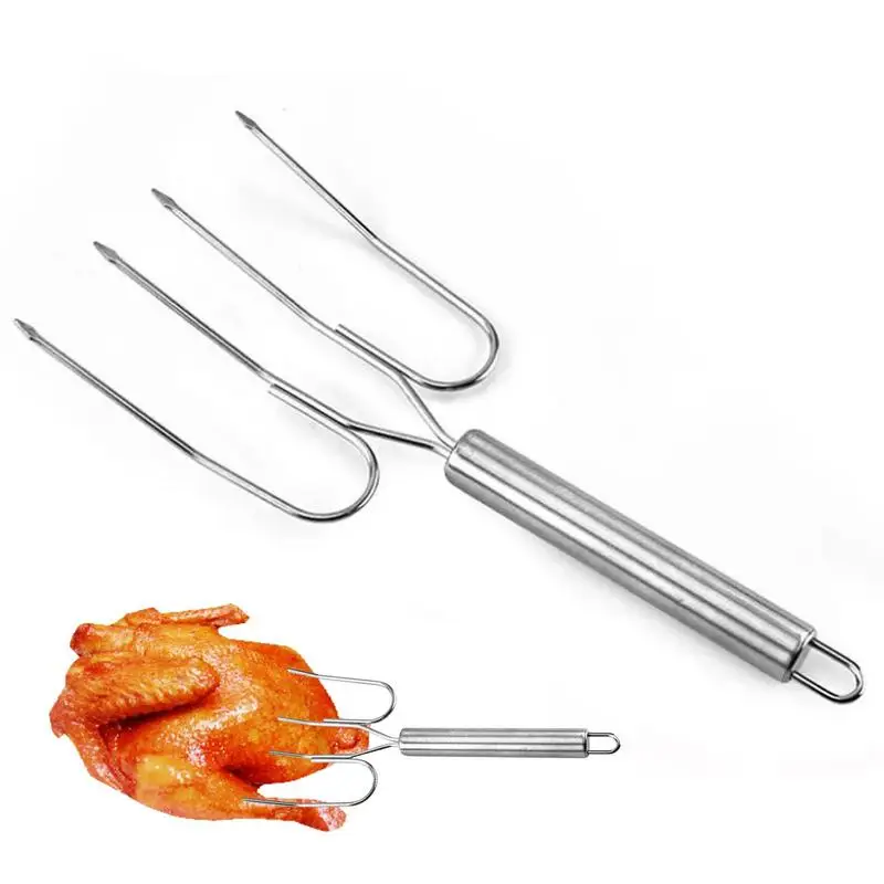

Turkey Roast Forks Stainless Steel Turkey & Roast Lifters Turkey And Poultry Lifters Roaster Poultry Forks Great For