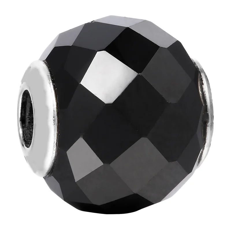 

Женский браслет из серебра пробы с эссенцией и гранями