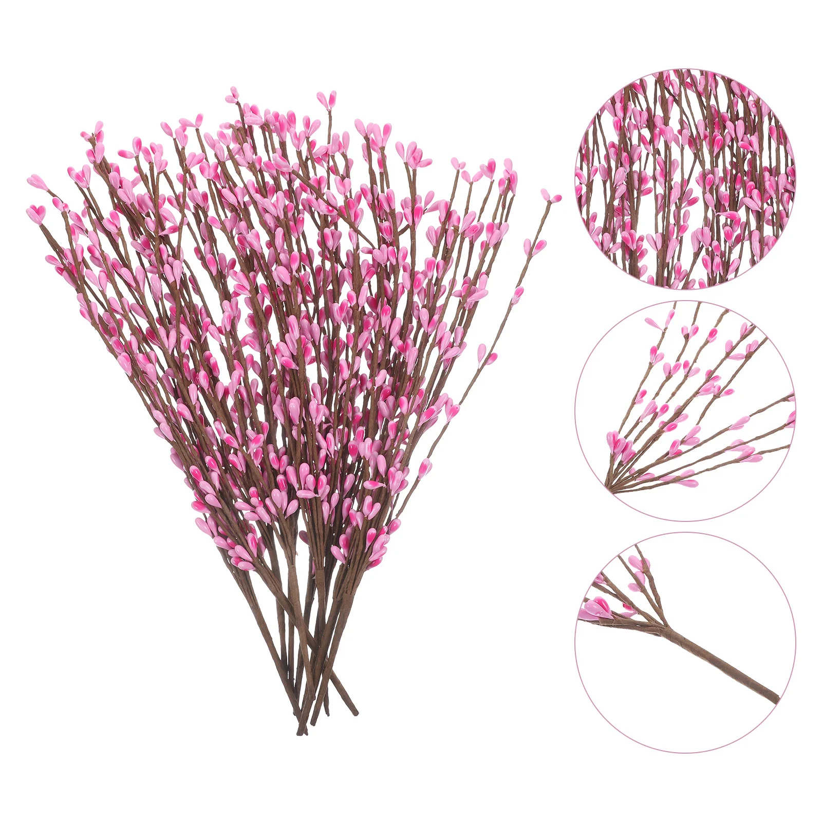 

10 Pcs Colored Cuttings Vase Branches Desktop Simulation Decoration DIY Berry Picks Iron Wire Party Decorations Decorative