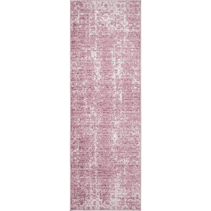 

Misty Shades Deedra Runner Rug, 2' 8" x 8', Pink