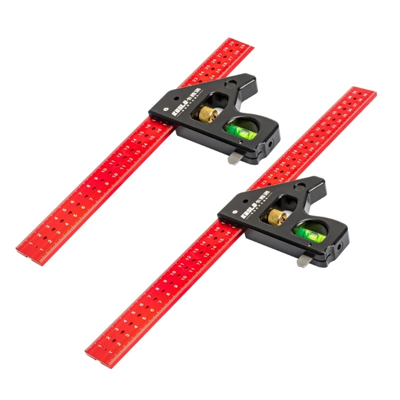 

K1KA Universal Woodworking Combination Angles Finders Lightweight Measuring Tool for Precise 90/45 Degree Angles Carpenter