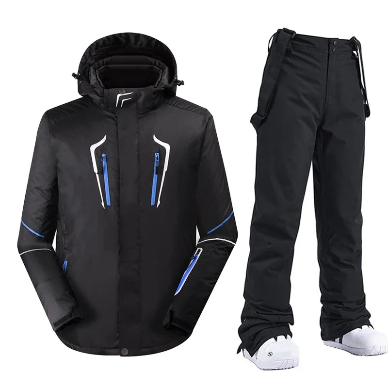 Модный мужской костюм для снежной погоды до-30 градусов водонепроницаемые зимние