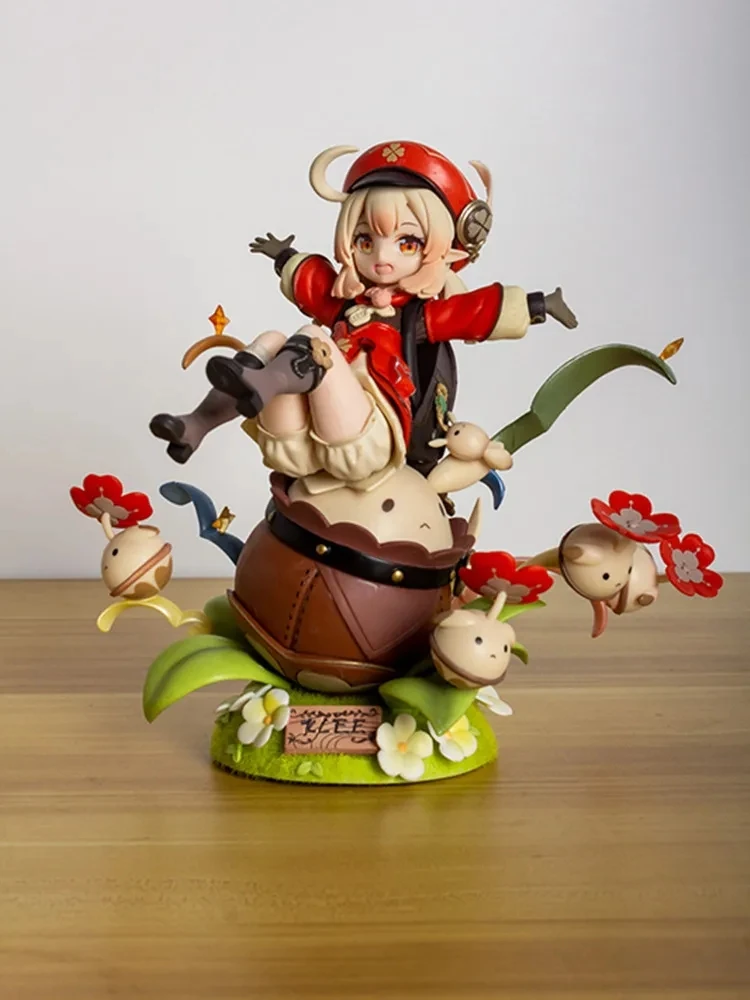 Genshin Impact Klee Hibana Knight Аниме Фигурка 1/7 Масштаб Paimon Коллекция Модель Куклы Игрушки