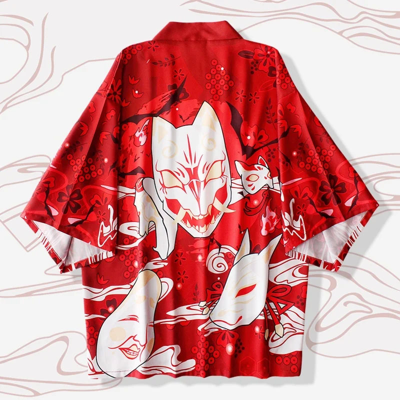 Кимоно F3535 мужское традиционное в стиле аниме кардиган уличная одежда