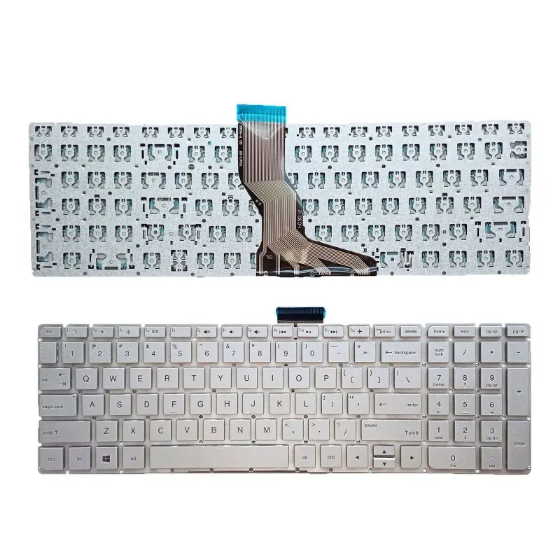 

Laptop Keyboard FOR HP Pavilion 15-ab 15-ak 15-bc 15-ab000 15-ab100 15-ab200 15-ab000 Silver keyboard US