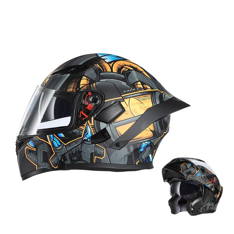

DOT Approved Flip Up Motorcycle Helmet Open Face Visor Dual Lens Unisex For Aprilia Ducati Yamaha kawasaki Honda Suzuki KTM BMW
