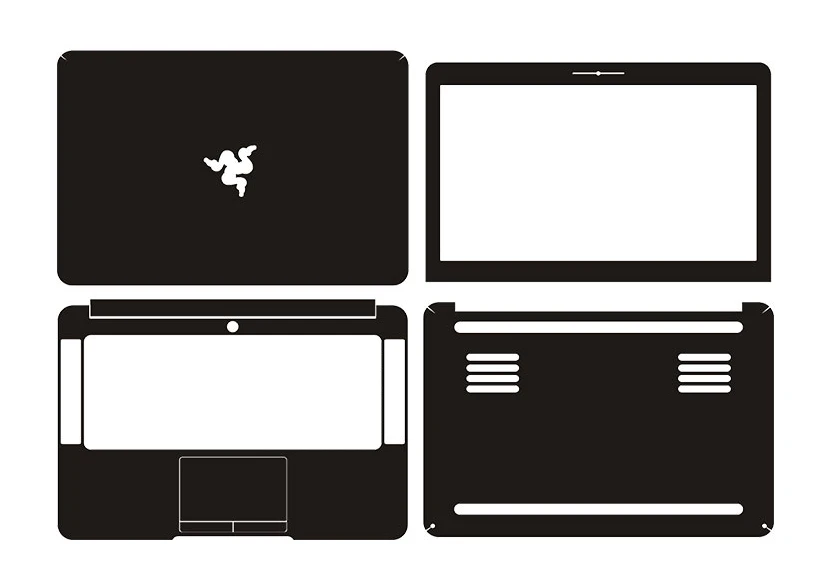 Наклейка из углеродного волокна для ноутбука Защитная Razer Blade 14 дюймов 2016 выпуска