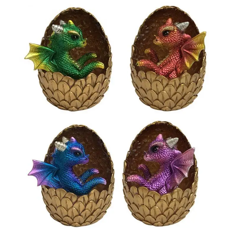 

Illuminated Dragon Egg Ornaments New Christmas Lava Dragon Egg Sculpture Souvenir Kids Collection Gift Room Desk Crafts Decor