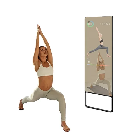 49 дюймовое цифровое волшебное зеркало для упражнений интерактивный сенсорный экран Android Lcd большое настенное гимнастическое магическое фитнес умное зеркало