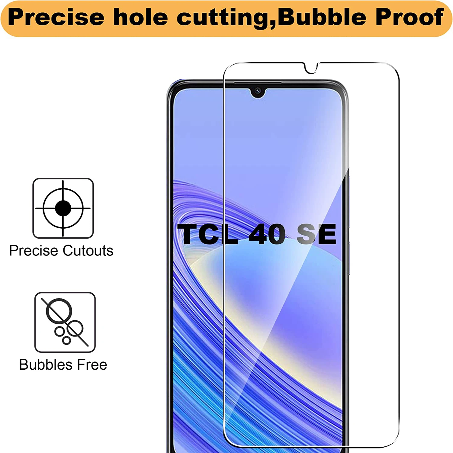 Рисунок 5 - закаленное стекло для TCL 40 SE