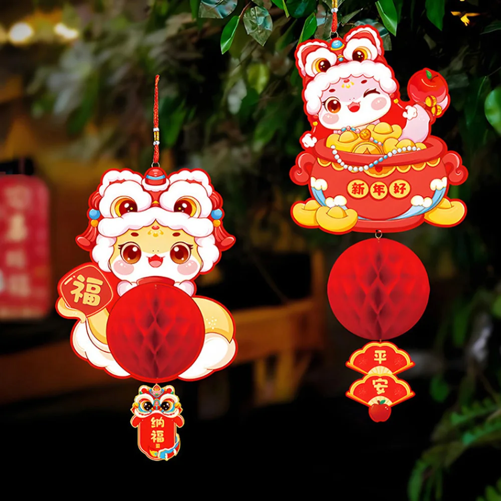 2025 китайские традиционные новогодние украшения весенний фестиваль красные