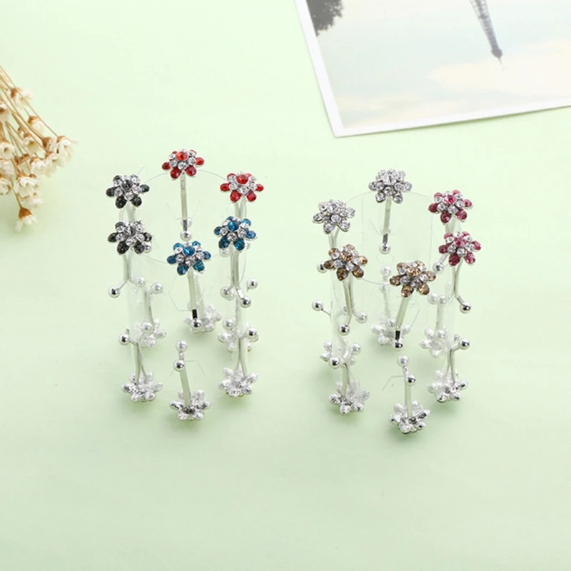 12 шт./компл. имитация капли жемчуга мусульманский хиджаб шарф U-образные зажимы