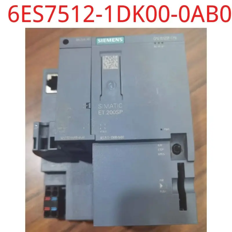 

used Siemens test ok real 6ES7512-1DK00-0AB0 SIMATIC DP, CPU 1512SP-1 PN for ET 200SP, Central processing unit with Work memory