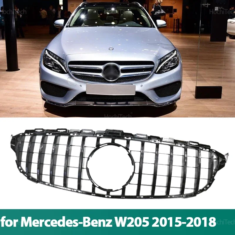 Решетка переднего капота гоночный бампер внешняя часть для Mercedes-Benz C Class W205 S205 C205