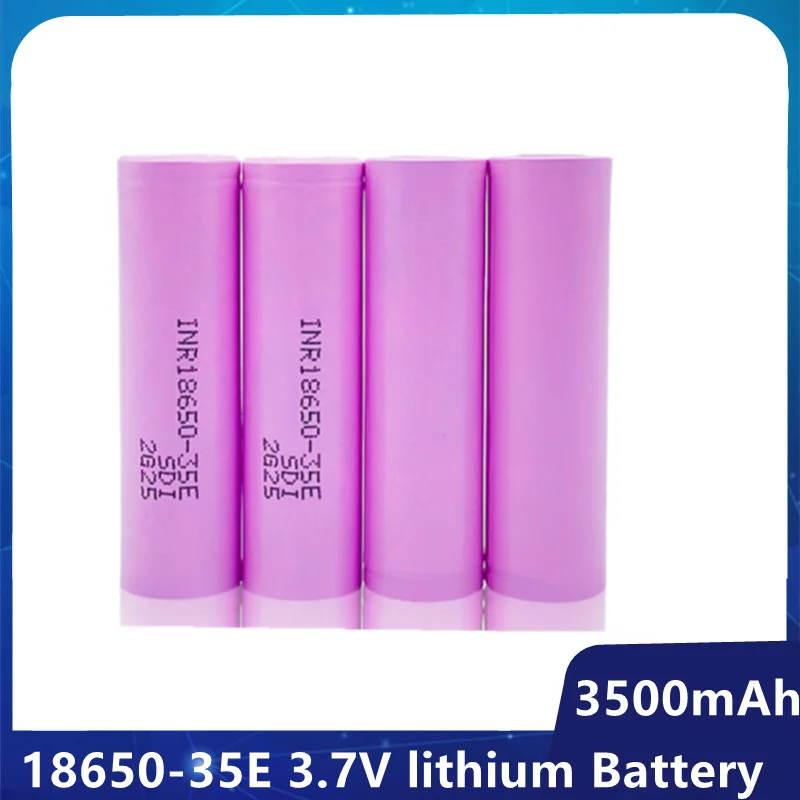 

2022 New 18650 batterie 18650 3500mAh 3.7V 25A 18650 lithium - ion de haute puissance d’origine, outil electrique 35E INR