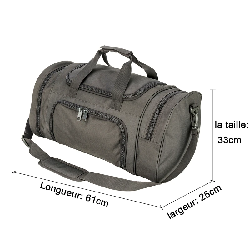 Outdoor Waterproof Travel Sport Bag Men Women Gym Bags For Fitness Training Handbag Yoga Mat Sport Bag With Shoes Compartment