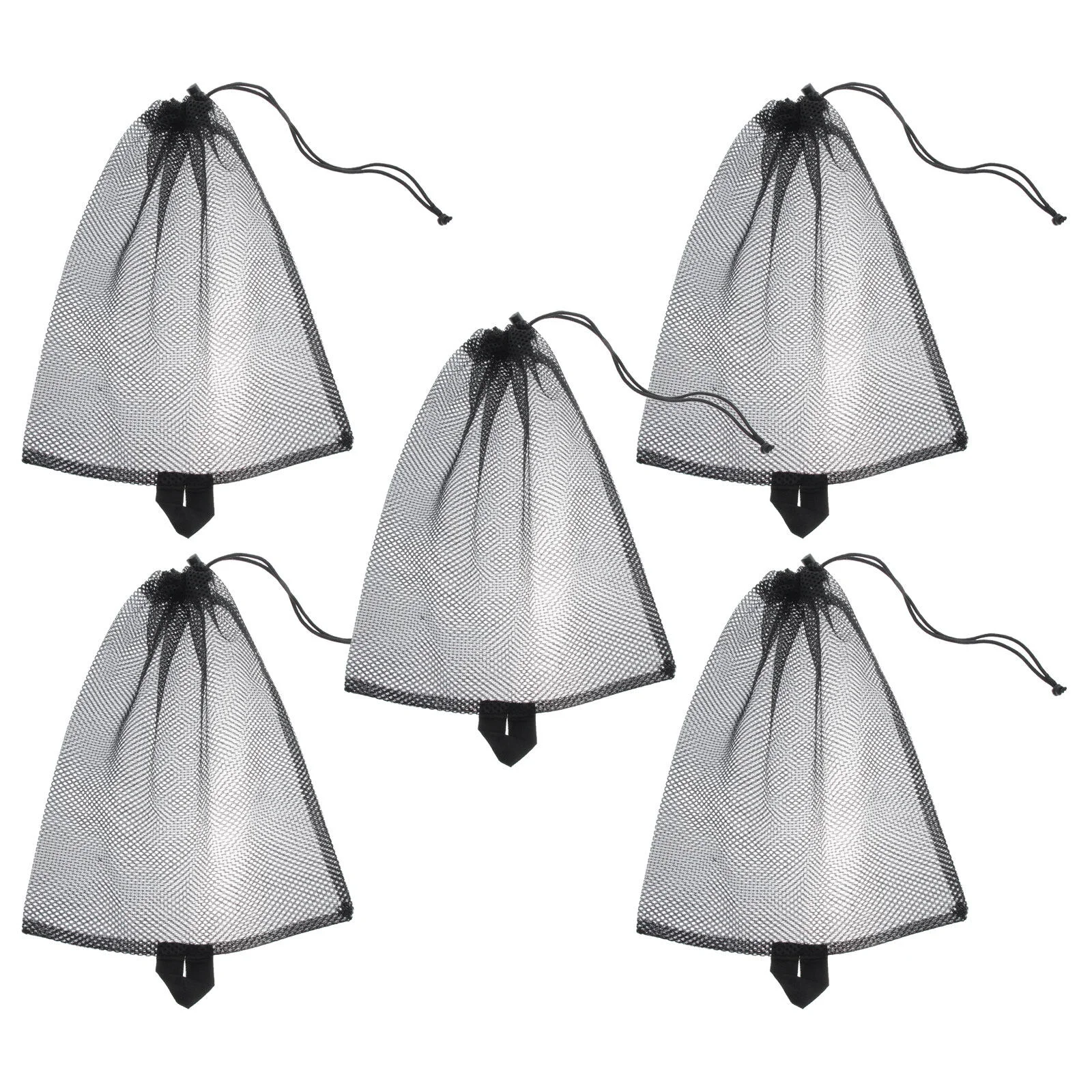 

5 Pcs Lip Gloss Organizer Material Portable Laundry Mesh Polyester Cloth Organize Fitness