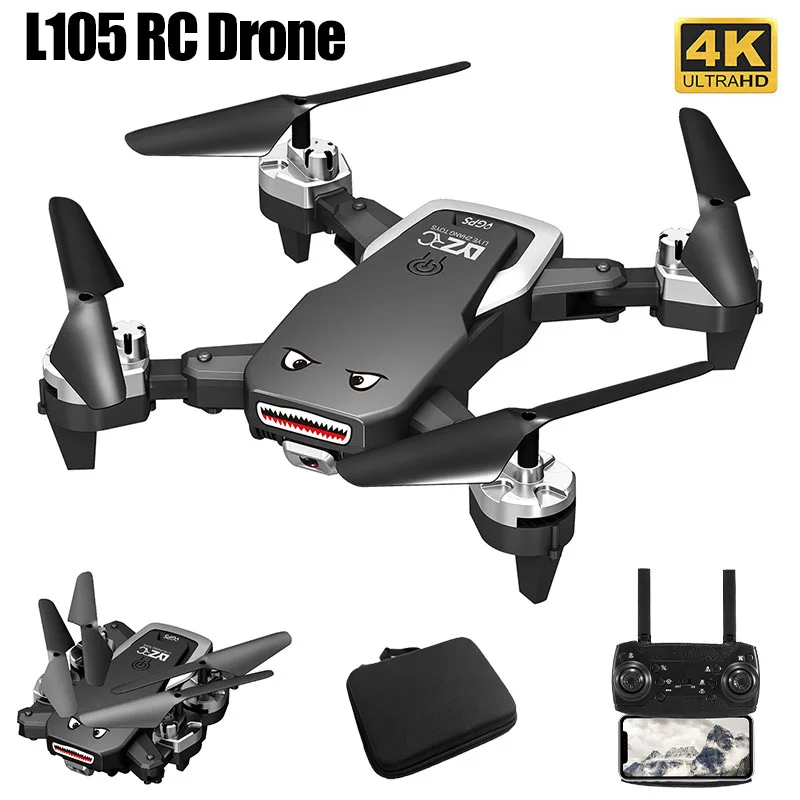

2022 New L105 GPS RC Drone 4K HD Dual Camera Professional Drone Wifi 25min Flight Time Quadcopter RC Distance 1km Toy Gifts