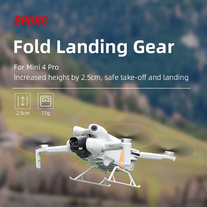 

Lightweight Propeller Holder Landing Gear Protector for Mini 4 Pro Aircraft Propeller Straps Guard Easy Installation Drop Ship