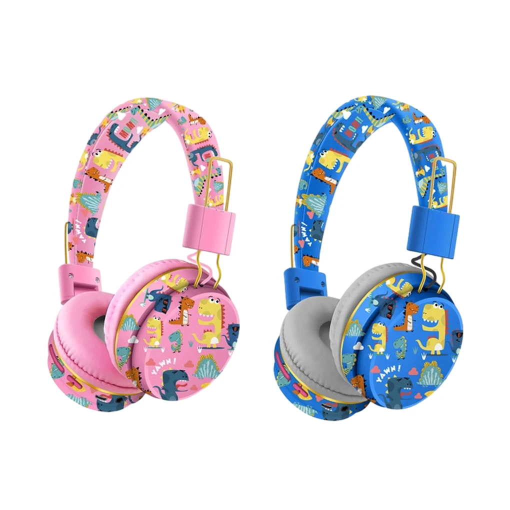 

Headphone Wireless Bluetooth-compatible Cartoon Replacement Children Battery Powered Music Headset Birthday Gift