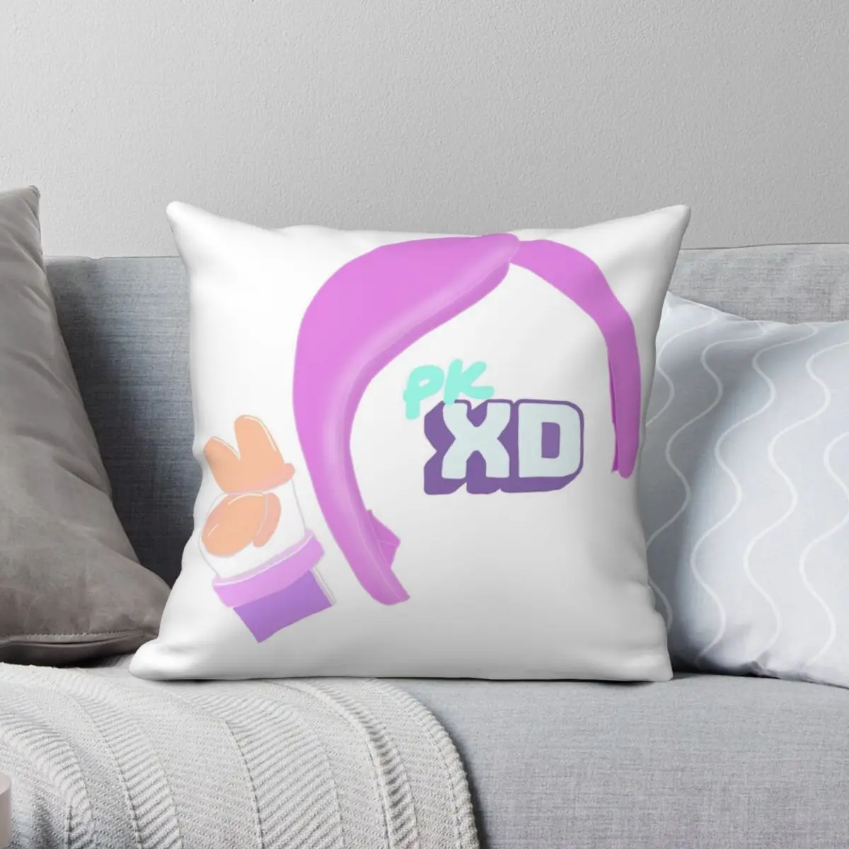 

Pk Xd Game Square Pillowcase Polyester Linen Velvet Pattern Zip Decorative Throw Pillow Case Home Cushion Case