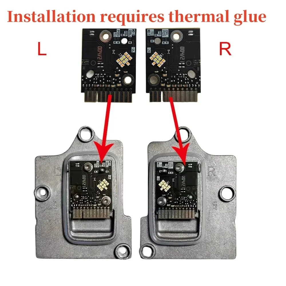 Белая светодиодная плата для BMW 2 серии 2022 2023 M2 LCI G42 G87 M240i модуль дневных ходовых