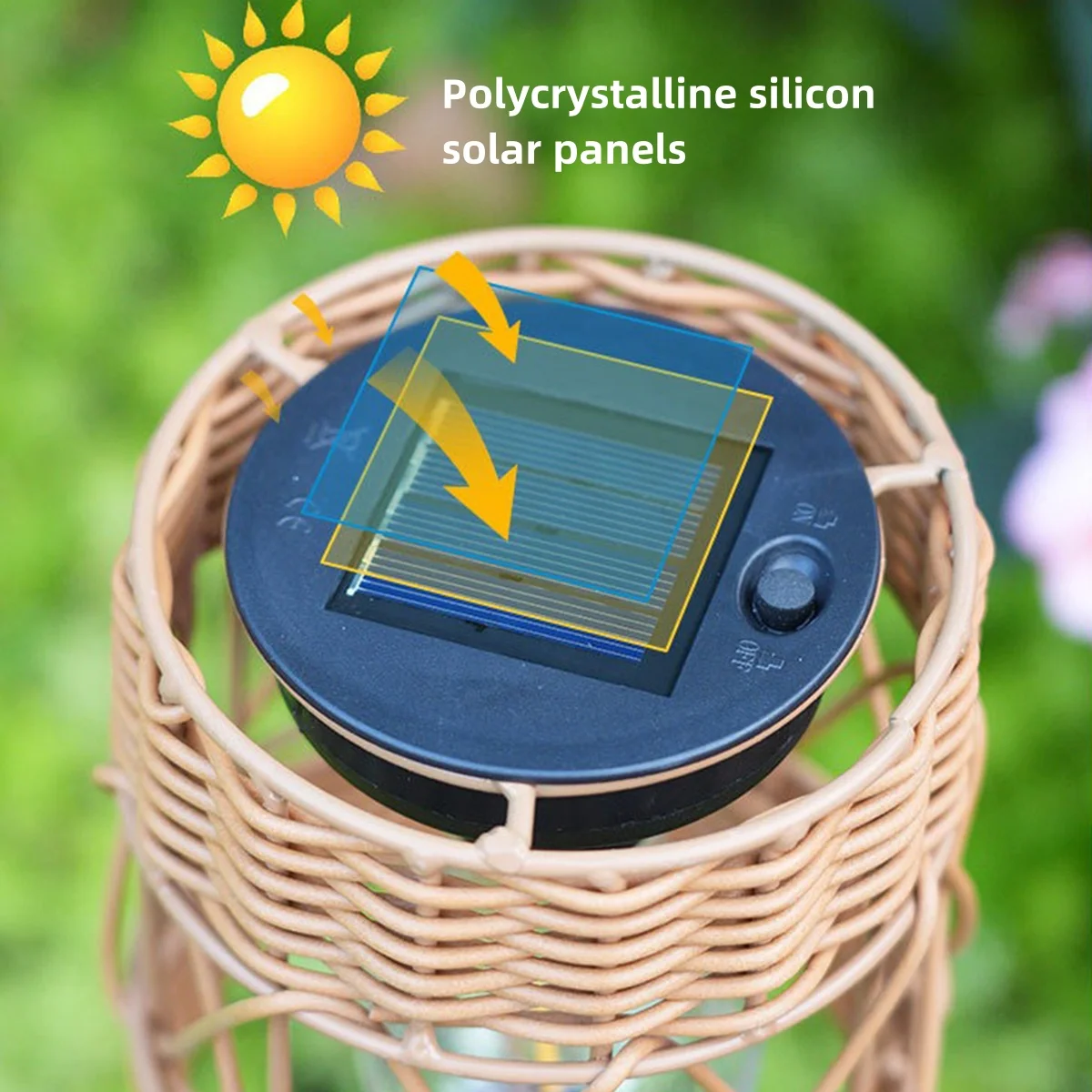 Фонари для газона на солнечной батарее наружные водонепроницаемые садовые лампы