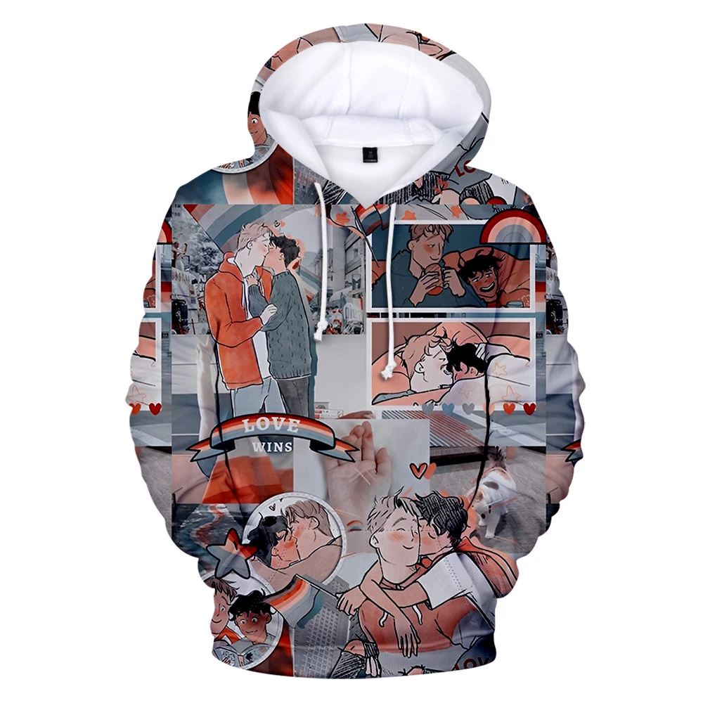 

Heartstopper 3D Hoodies Sweatshirts Outwear Trendy Personalised Hoodies Unique Harajuku Malemanga Streetwear High Street