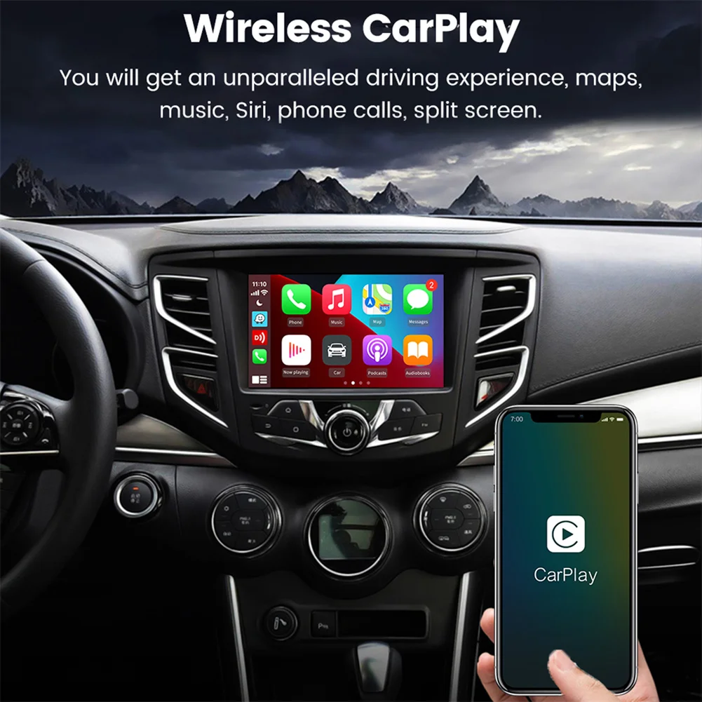 Carlinkit беспроводной адаптер для Apple CarPlay USB Android авто изменения Автомобильные